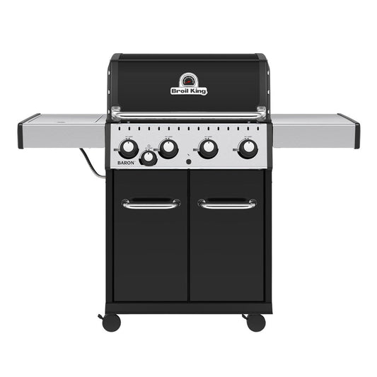 Broil King Baron 440C 4-Burner Gas Grill with Side Burner
