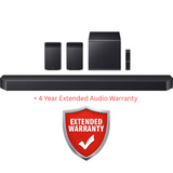 Samsung HW-Q990F 11.1.4ch Soundbar, HW-Q990F/ZA Bundle With 4 Year Extended Audio Warranty