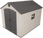 Lifetime Outdoor Storage Shed Polyethylene and Steel Putty/Brown 2.44m