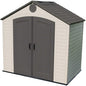 Lifetime Outdoor Storage Shed Polyethylene and Steel Desert Sand 2.44m