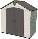 Lifetime Outdoor Storage Shed Polyethylene and Steel Desert Sand 2.44m