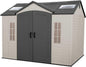 Lifetime Outdoor Storage Shed Polyethylene and Steel Tan 3.05m