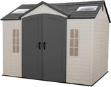 Lifetime Outdoor Storage Shed Polyethylene and Steel Tan 3.05m
