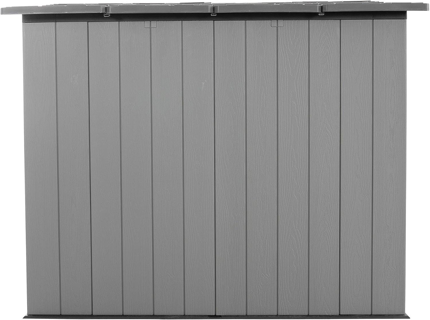 Lifetime Outdoor Storage Shed Polyethylene and Steel Gray 2.44m