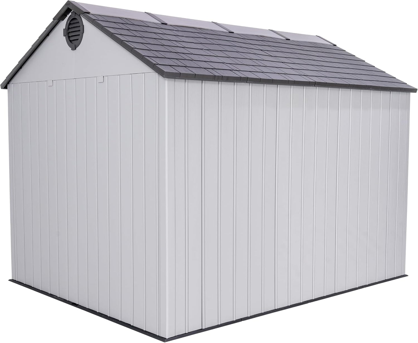 Lifetime Outdoor Storage Shed Polyethylene and Steel Gray 2.44m