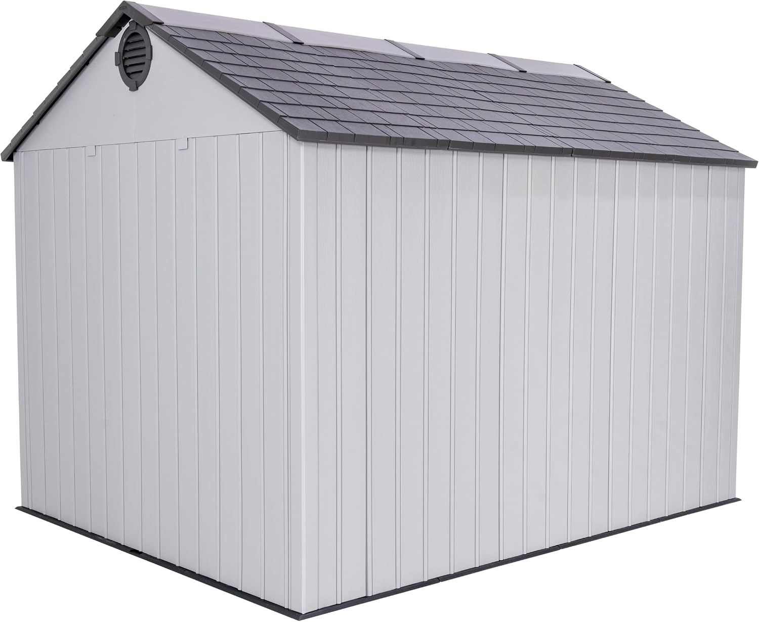 Lifetime Outdoor Storage Shed Polyethylene and Steel Gray 2.44m
