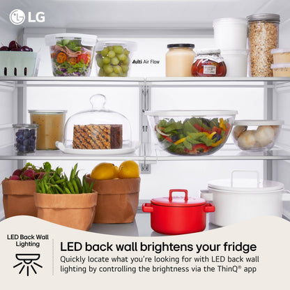 LG French Door Refrigerator 90.8cm 809.9L LF29S9730S