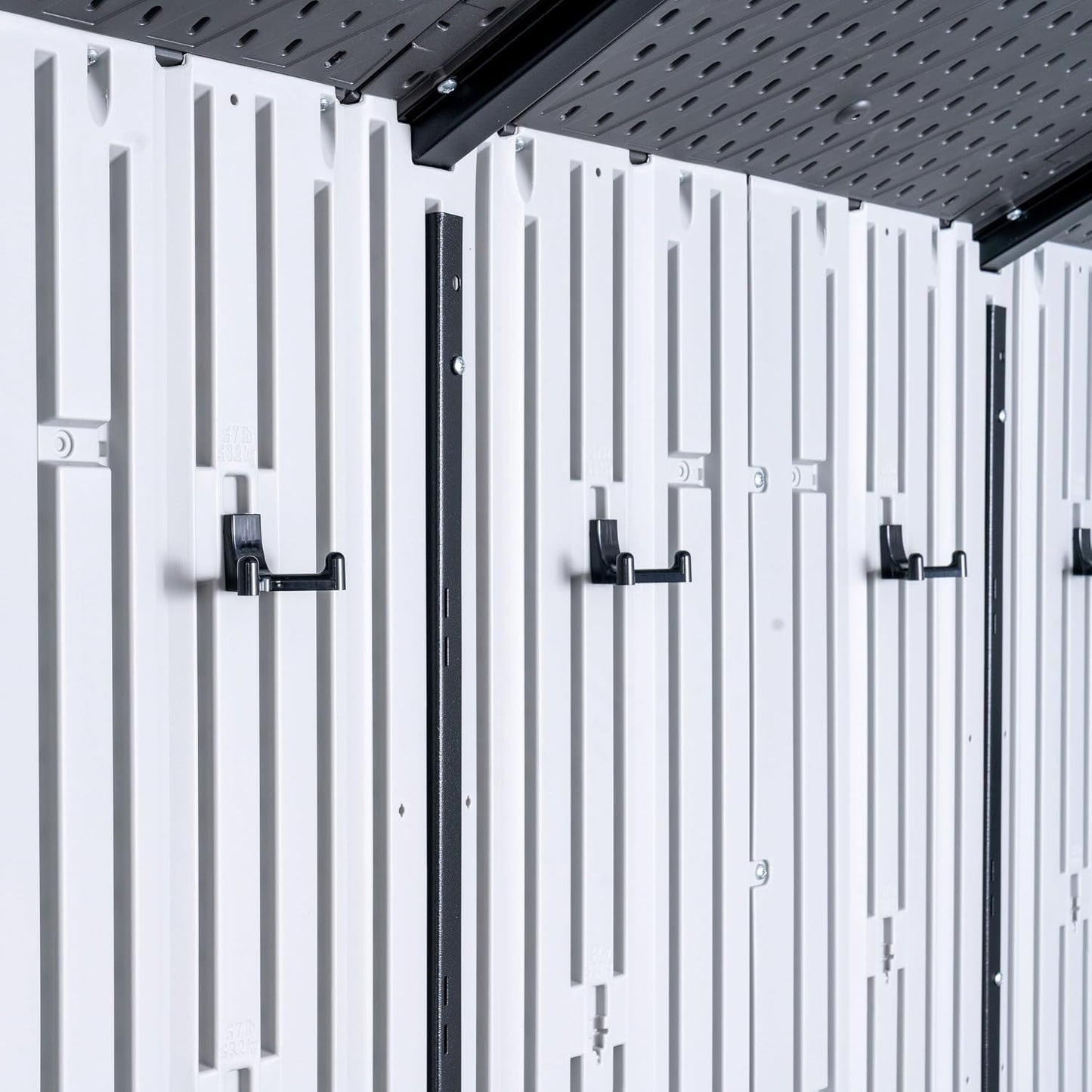 Lifetime Outdoor Storage Shed Polyethylene and Steel Gray 2.44m
