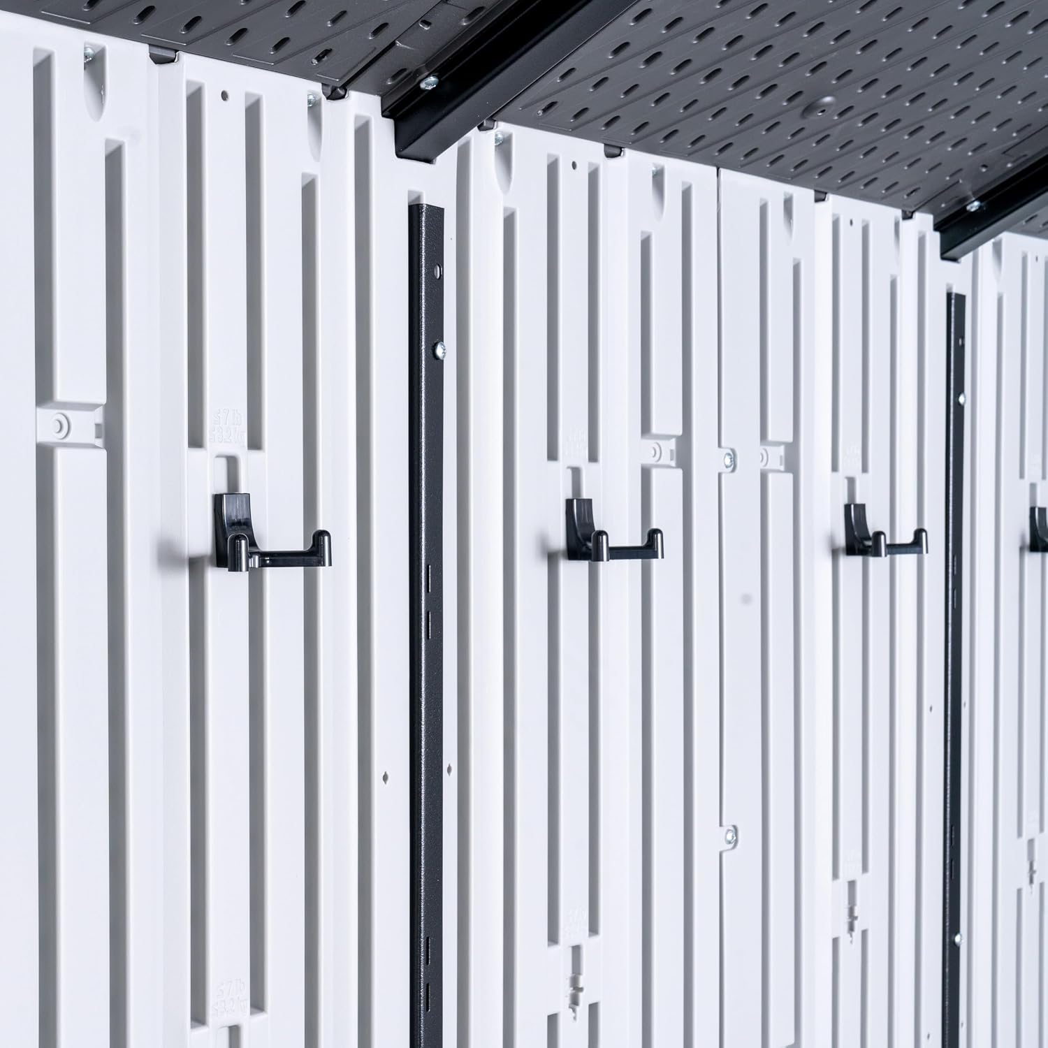 Lifetime Outdoor Storage Shed Polyethylene and Steel Gray 2.44m