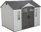 Lifetime Outdoor Storage Shed Polyethylene and Steel Gray 3.05m