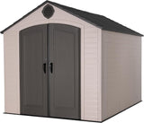 Lifetime Outdoor Storage Shed Polyethylene and Steel Desert Sand 2.44m