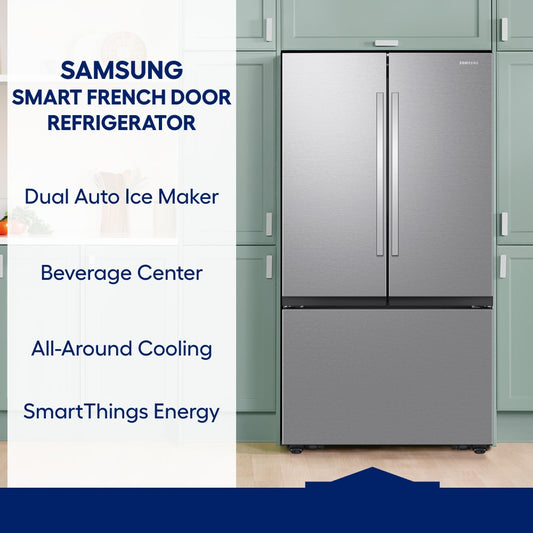 Samsung French Door Refrigerator 90.8cm 906.1L RF32CG5300SR