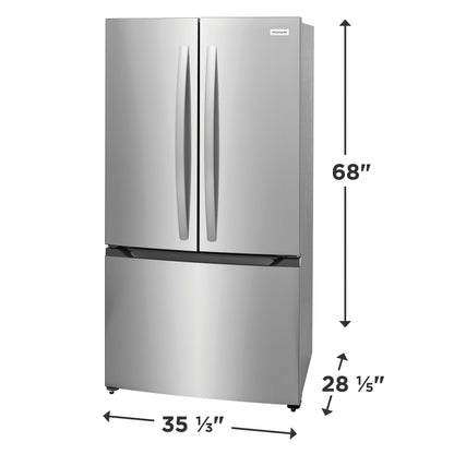 Frigidaire French Door Refrigerator 89.7cm 563.5L FRFG201LAV