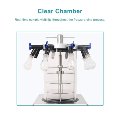 StonyLab Benchtop Freeze Dryer with Vacuum Pump -60°C 3kg