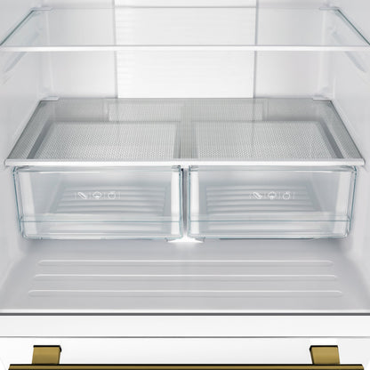 FORNO Espresso Gallipoli French Door Refrigerator 76cm 495.5L FFFFD1974-31WHT