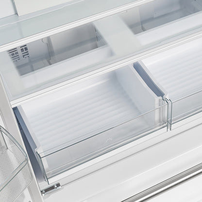 FORNO Espresso Moena French Door Refrigerator 91.4cm 543.7L White