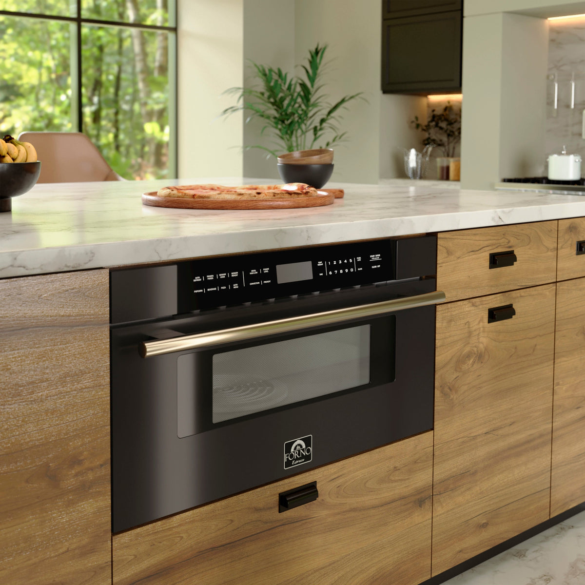 FORNO Espresso Capoliveri Built-In Microwave FMWDR3000-30BLK