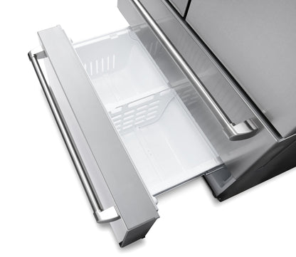 THOR Kitchen French Door Refrigerator 91.4cm 637.1L Stainless Steel TRF3602