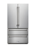 THOR Kitchen French Door Refrigerator 91.4cm 637.1L Stainless Steel TRF3602