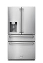 THOR Kitchen French Door Refrigerator 91cm 623L Stainless Steel TRF3601FD