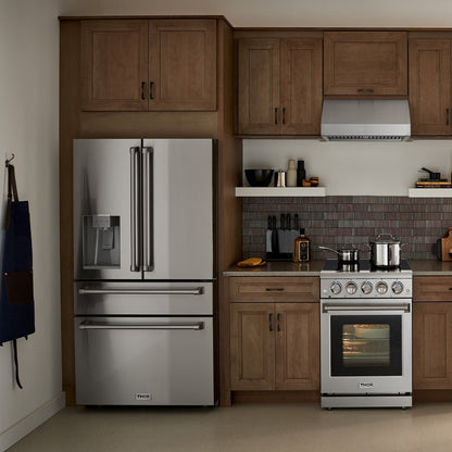 THOR Kitchen French Door Refrigerator 91cm 623L Stainless Steel TRF3601FD