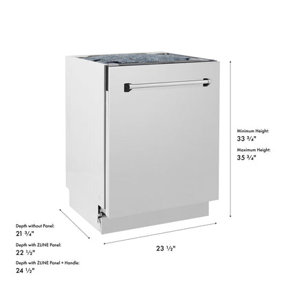 ZLINE Tallac Top Control Built-In Dishwasher 59.7cm DWV-304-24