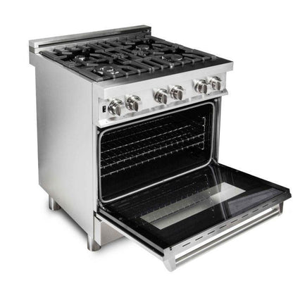 ZLINE Dual Fuel Convection Oven Range 4 Burners 76.2cm 113.3L RA30
